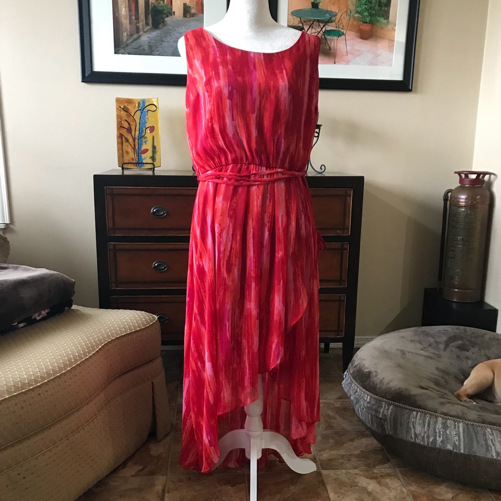 MSK size 14 hi low dress